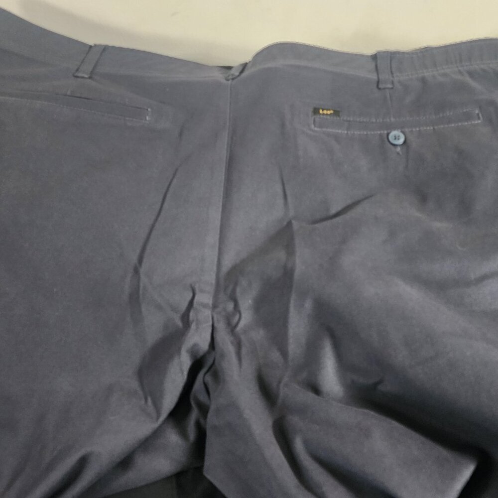 Men's Regular Straight Pants Lee MVP Extreme Motion Navy 48x32 Stretch Navy